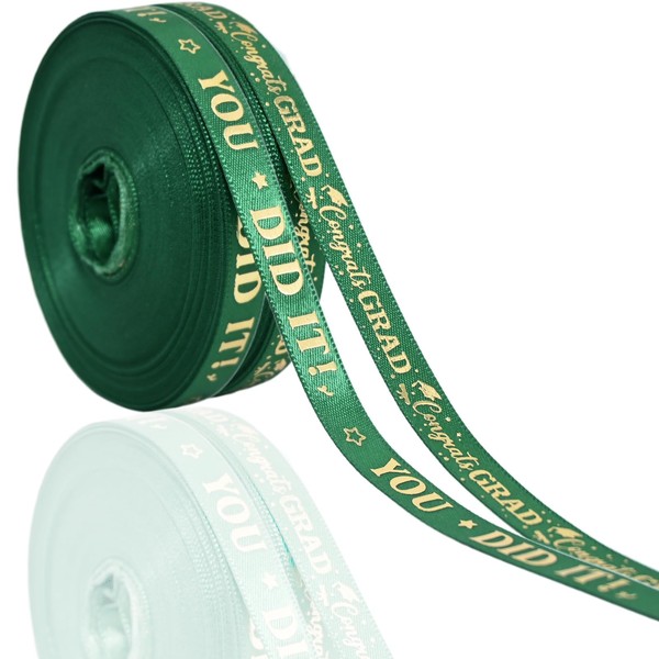 2 Roll Class of 2025 Graduation Ribbon 1 Inch or