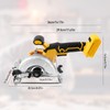 JOJOCY 5 Inch Brushless Cordless Circular Saw, 6200 RPM, 2