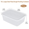 Asking 16 L Plastic Pizza Dough Proofing Box Container with