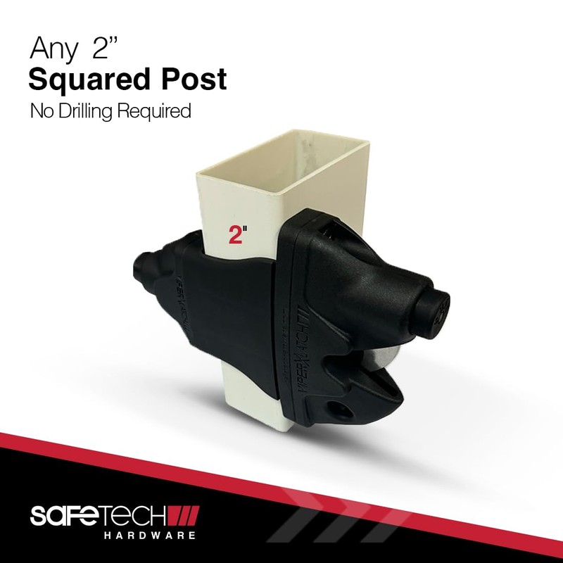 Safetech Hardware ViperX5-2 Two-Sided Gate Latch | Wrap Around Design