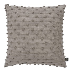 5M House of MV Miranda Set of 2 Cushion Covers | 70% Cotton, 30% Micro Polyester | Corduroy Pom Pom Detailing | 45x45 cm | Machine Washable | A Trendy Twist to Home Décor, Sofa & Bed