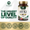 Vitamin D3 K2 Supplement | 5000 IU Vitamin D3 &