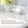 RostiKong 18 x 48 Inch Crystal Clear Vinyl Table Cover