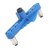 2-In-1 Straight Hole Locator Kit Doweling Jig Drilling Guide Hole