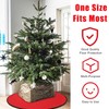 lasuroa Christmas Tree Mat, 100 cm Reversible Christmas Tree Stand