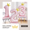 Make&fun Balloons Number Stand Birthday Party Easy Decoration Large 42"