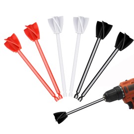 Mixer Attachment Drill for Resin, Pack of 6 Epoxy Mixing Rod Drill Whisk Stirrer, Colour Mixer, Epoxy Mixer for Epoxy Resin Glazes