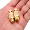 MECCANIXITY 4pcs Male Air Pneumatic Mufflers 1/8" NPT Sintered Bronze