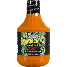 Johnny's Jamaica Me Sweet, Hot and Crazy Marinade Dressing (2 pack)