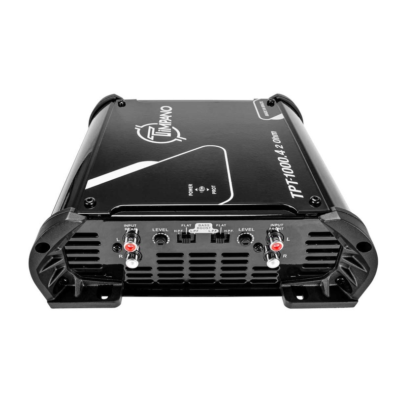 Timpano TPT-1000.4 Compact 4 Channel Car Audio Amplifier – 4