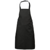 Apron With Pocket Professional Chefs Waiters- Black, ONE SIZE FITS