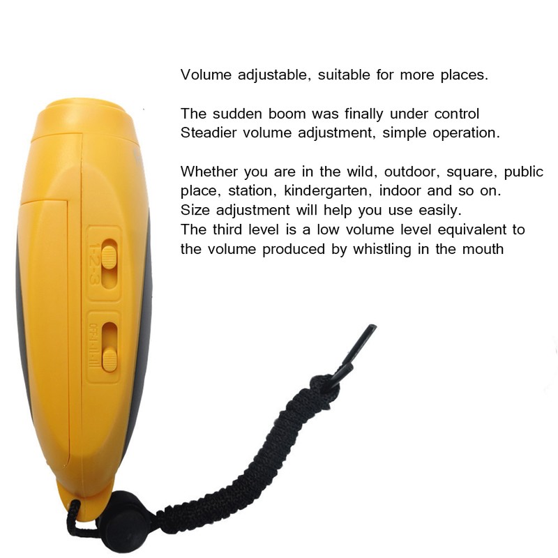 Professional Electronic Whistle Referee Plastic Whistle for Outdoor Survival Sport