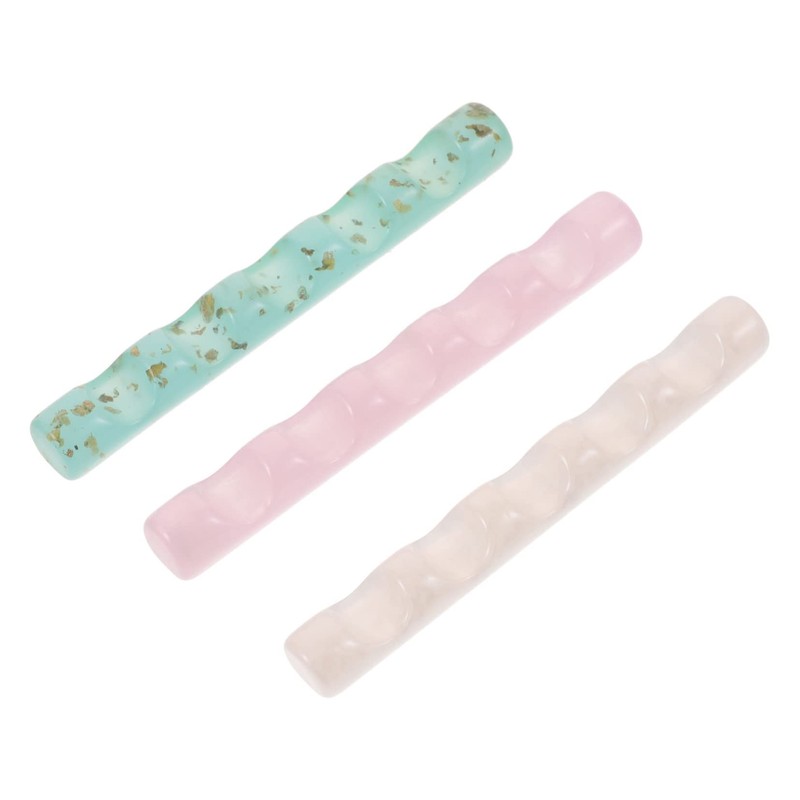 Tofficu 15pcs Transparent Pen Holder Multi-functional Brush Organizer for Nail