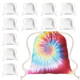 UNBOXING MOMENTS 12pcs Drawstring Backpack Sublimation Blanks