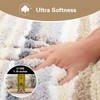 Carvapet Non Slip Bath Mat Absorbent Bathroom Rug Mat Striped