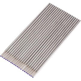 20pcs/Box Piercing Skin Surfer Aleación Puntos Puntas Líneas Rotuladores, Skin Marker Pen Núcleos Microblading Marking Pen Accesorio de recarga(azul)