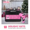 143 Pcs Pink Homeowner Tool Set with 3.6V Cordless Screwdriver