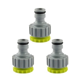 3 Stück Wasserhahn Adapter Für Gardena,3/4 Zoll Anschluss Gartenschlauch Hahnverbinder Set,Küche Schlauch Schlauchanschluss Wasseranschluss,Garten Sink Tap Schlauchverbinder für Faucet Wohnmobil