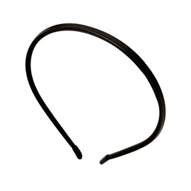 Herbeluemily Headband with Faux Leather, Fine Point, Stylish, Adult, Simple, Korean Style, Elegant, Black