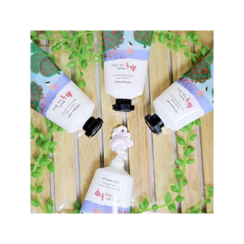 썸앤드 제주 동백 핸드크림 (50ml) 선물 특산품 기념품 Some and