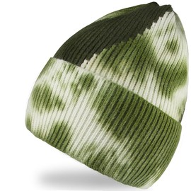 Glamexx24 Knitted Hat Unisex Colourful One Size Warm Beanie Winter Hat Soft and Elastic for Men and Women Various Outfits and Occasions, dark green