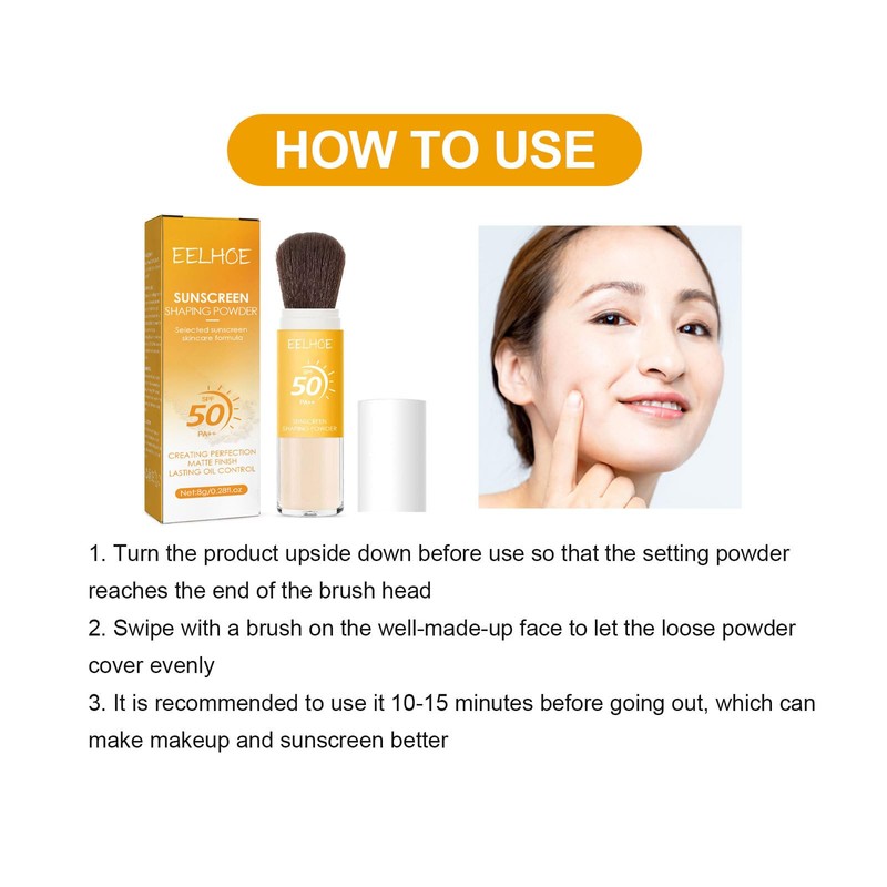 Mineral Sun Protection Powder, Refillable Broadband Sun Protection SPF 50,