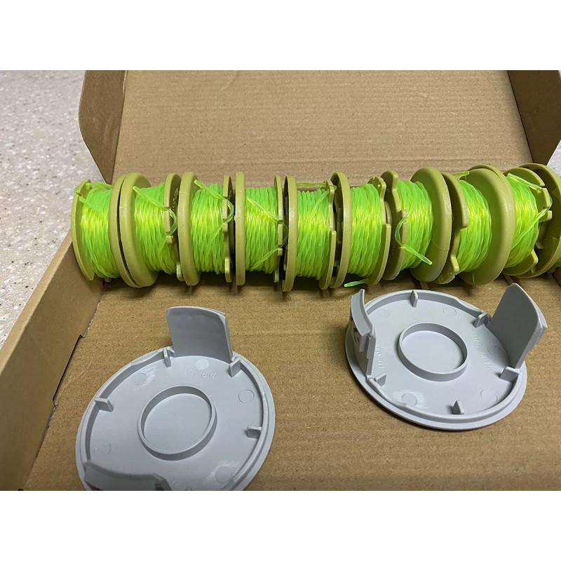 For RYOBI 6Pack For Ryobi Twisted Trimmer Line Spool For