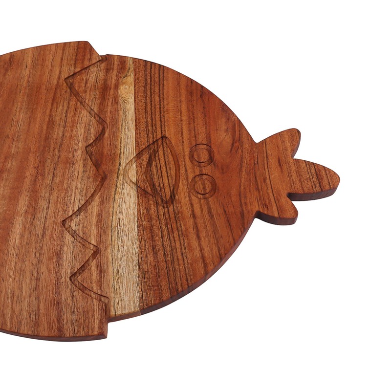 Affinity Decor Easter Egg Shaped Wooden Serving Board, Wood Cutting