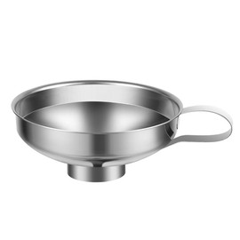 Roto Funnel Wide Mouth Funnel Large Diameter Canning Funnel Stainless Steel Bottle Funnel for Kimchi, Oil, Jam, Enema Funnel Kitchen Utensils Kitchen Utensils (5.8*2.5in)
