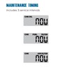 Runleader Digital Mini Vibration Activated Hour Meter, Signal Wireless Detect,Maintenance