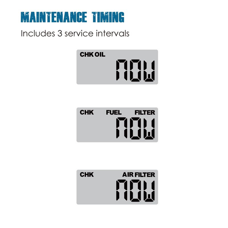 Runleader Digital Mini Vibration Activated Hour Meter, Signal Wireless Detect,Maintenance