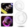 10Pcs Guitar Effect Pedal Footswitch Topper ABS Clear Single Pedal
