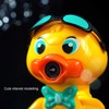 Bubble Machine Toy Electric Bubble Blower Walk Stand Duck Bubble