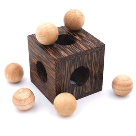 ROMBOL Tower of London (Dr. Volker Latussek), 6 Balls Captured, Liberation is Trendy, Puzzle Game Wood