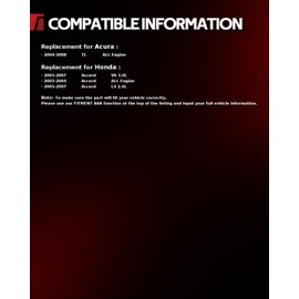 Torchbeam Rear Struts Amortiguadores Traseros Shocks Absorber Replacement for Honda Accord 2003-2007 171372 * 2