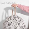 SANFERGE - Bolsa de lavandería extragrande con cordón y asa,