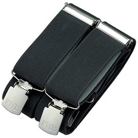 FHB 90290-11- Universal Size"Achim" Suspenders - Grey