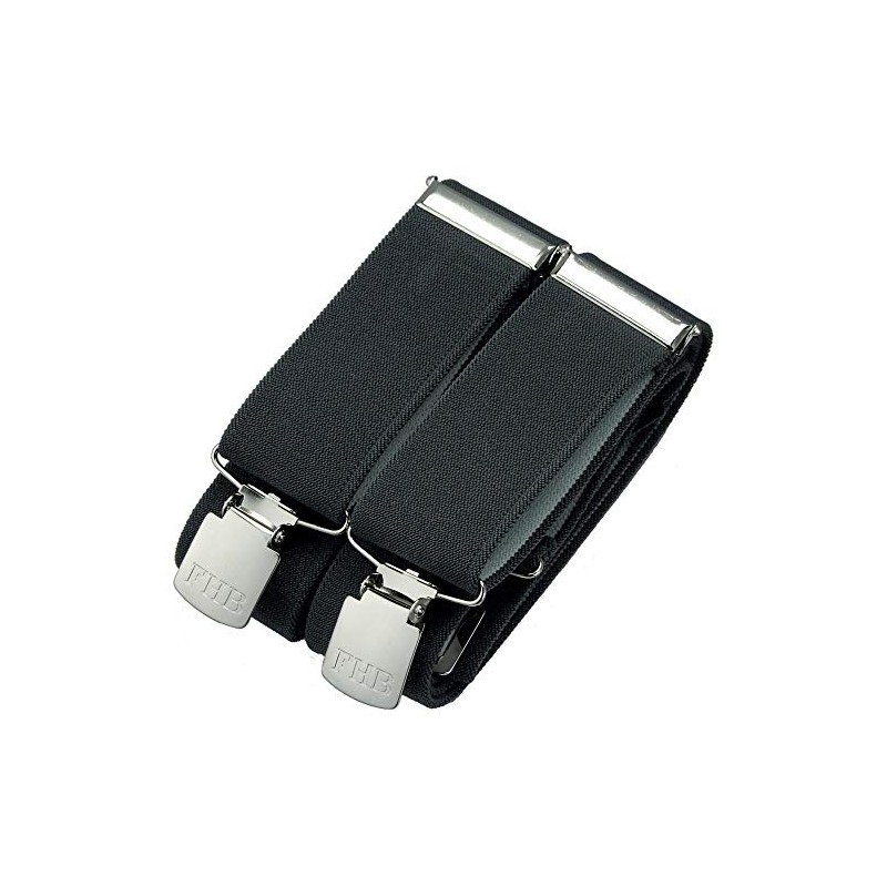 FHB 90290-11- Universal Size"Achim" Suspenders - Grey