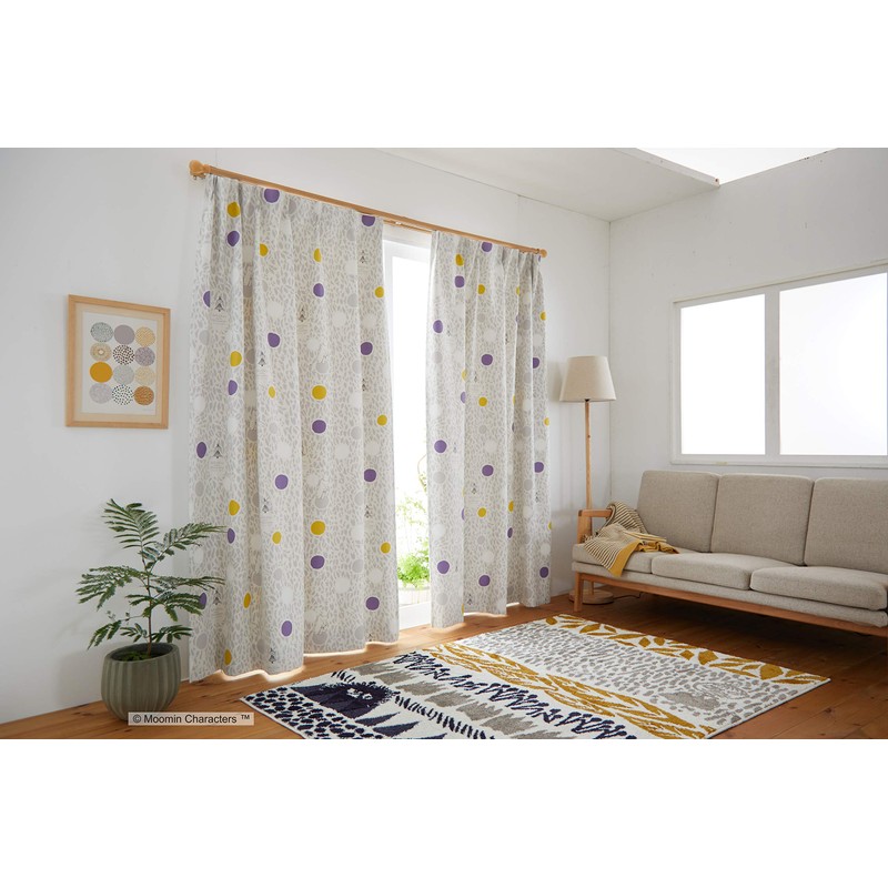 Suminoe A1001 Curtain Gray, 39.4 x 53.1 inches (100 x