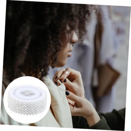 OHPHCALL 480pcs White Pearl Head Pins Straight Decorative Sewing Pins for Crafts Corsages Weddings Embroidery and Handicrafts