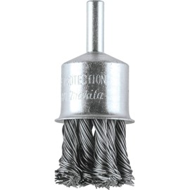 Makita B-63052 1" Knot Wire End Brush, 1/4" Straight Shank