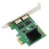 PCI E NIC Network Card 2 Way RJ45 Port for
