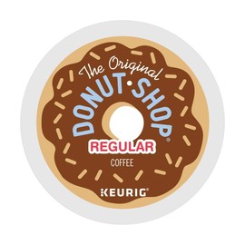 The Original Donut Shop Regular K-Cups, Medium Roast Genuine Coffee K-Cup Pods, 100.0 Count