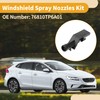 A ABSOPRO Windshield Washer Nozzle Kit for Honda Civic 2017-2021