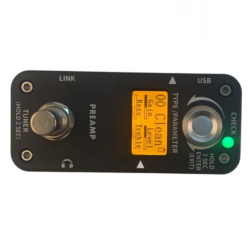 Preamp Effect Pedal Unvoiced Sound Overload Distortion Metal Tone Electric