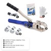 BANCHEE Hydraulic Copper Tube Fittings Crimping Tool with 1/2,3/4 and