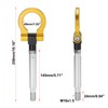 X AUTOHAUX Car Front Bumper Trailer Ring Towing Hook Screw