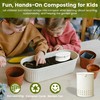 Underground Kitchen Food Waste Compost Bin, Mini Worm Farm Vermicomposting