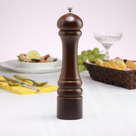 Chef Specialties 10 Inch Imperial Pepper Mill - Walnut