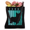 Corgi Silhouette Retro Gradient Dog Lover Tote Bag